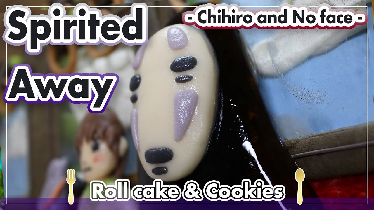 Cake Decorating Idea 『Spirited Away  Chihiro and No face  』Studio Ghibli  Food Art Challenge