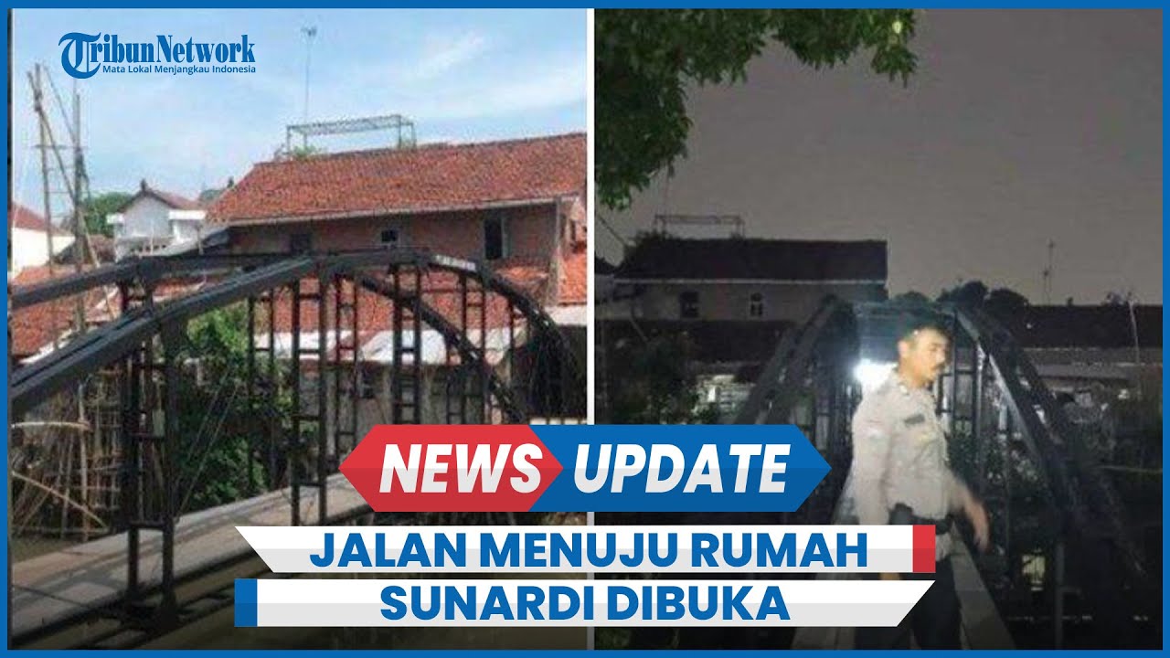 Jalan ke Rumah Sunardi Dibuka Lagi oleh Tetangga Padahal Sudah Bangun Jembatan Rp 250 Juta