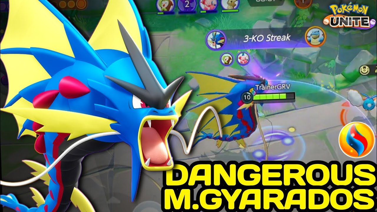 Mega Gyarados is Much & More Dangerous than you think 🥶 Pokemon Unite - NINZA PLAYS