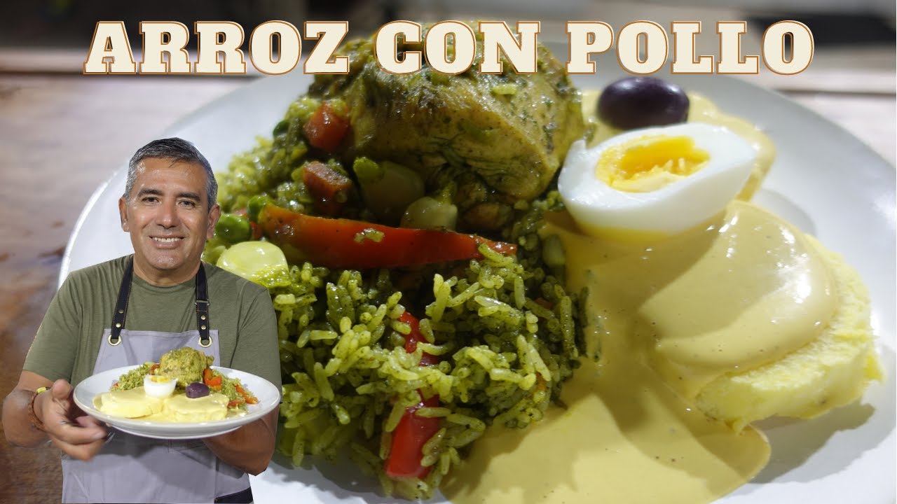 ARROZ CON POLLO Y PAPA A LA HUANCAINA | CLASICO PERUANO