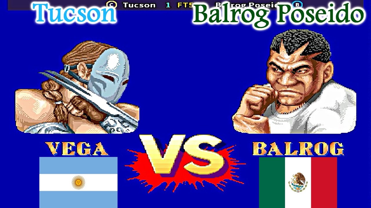 Street Fighter II': Champion Edition - Tucson vs Balrog Poseido FT5