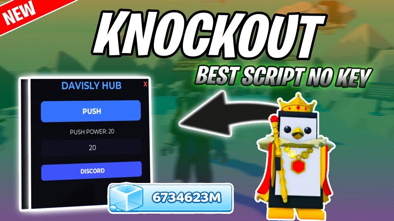 [🔥UPD] Knockout *NO KEY* - Push Power, Auto Farm, Free Skins, Infinite Ice & More.