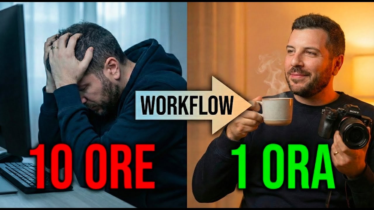 Come dimezzare il tempo di Editing (Il mio Workflow Fotografico)