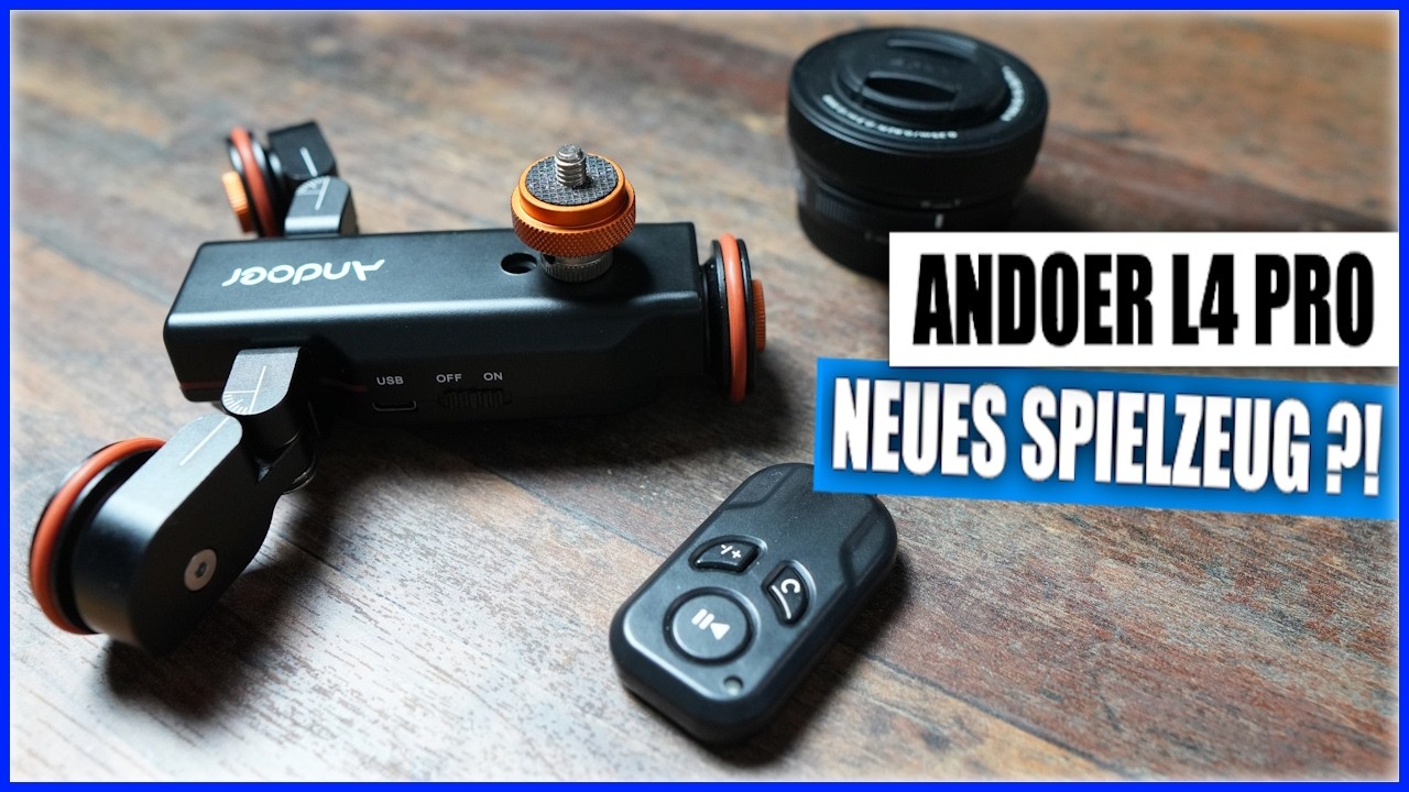 Warum ich keinen teuren Slider mehr brauche | Andoer L4 Pro Kamera-Dolly