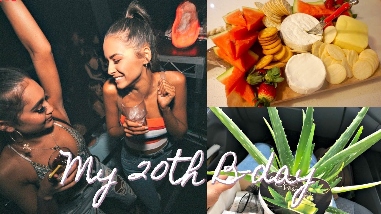 MY 20th BIRTHDAY VLOG // Jessica Edwards