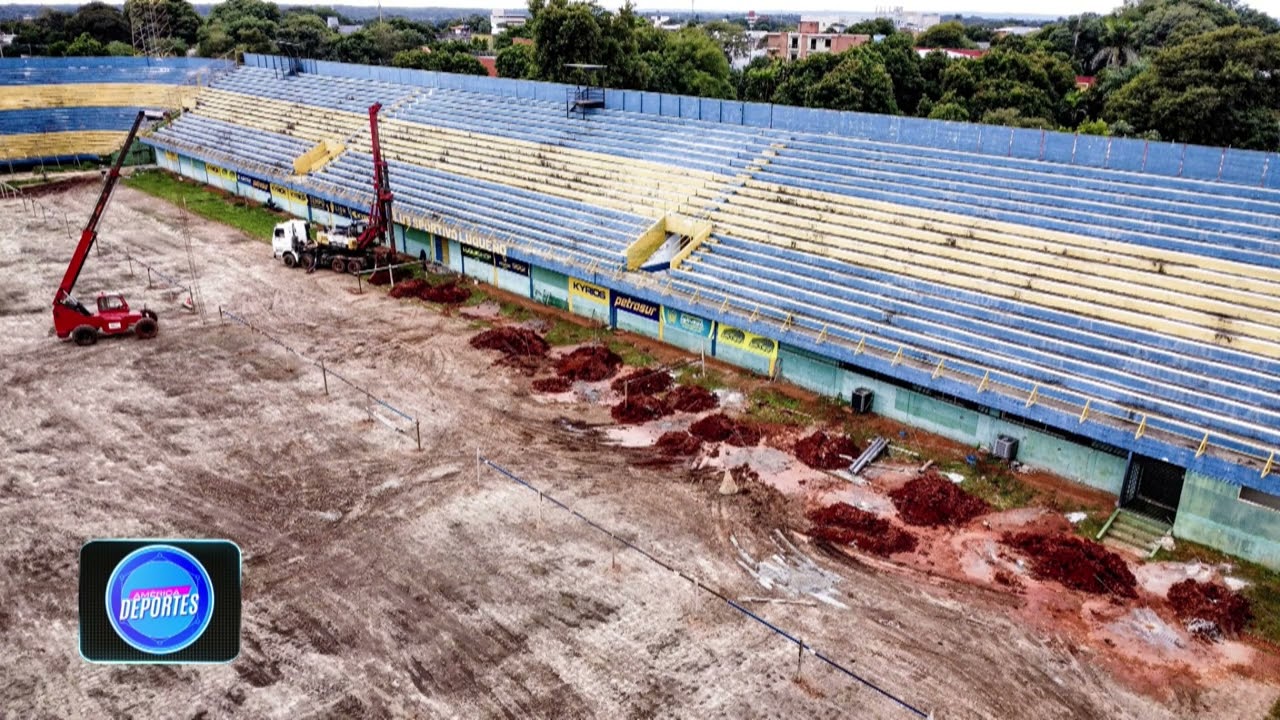 AVANZAN LAS OBRAS EN EL FELICIANO CÁCERES DE LUQUEÑO