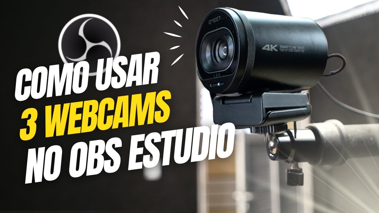como conectar 3 WEBCAMS IGUAIS no OBS Studio