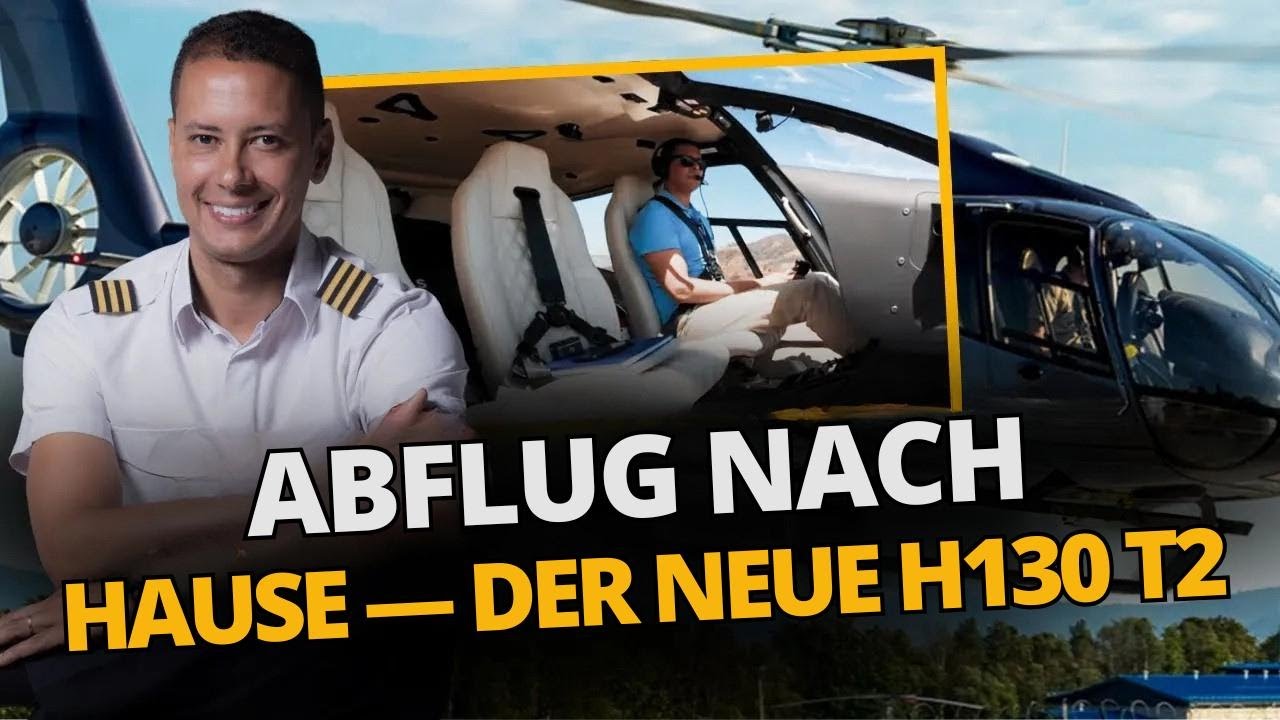 Mit dem Airbus H130 von Itajubá nach Nova Lima – unser neuer Helikopter kommt nach Hause!