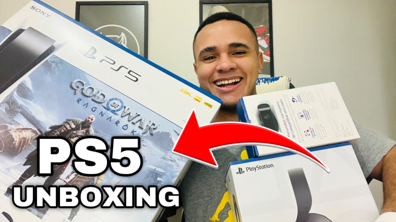 MEU NOVO PS5 UNBOXING PLAYSTATION 5