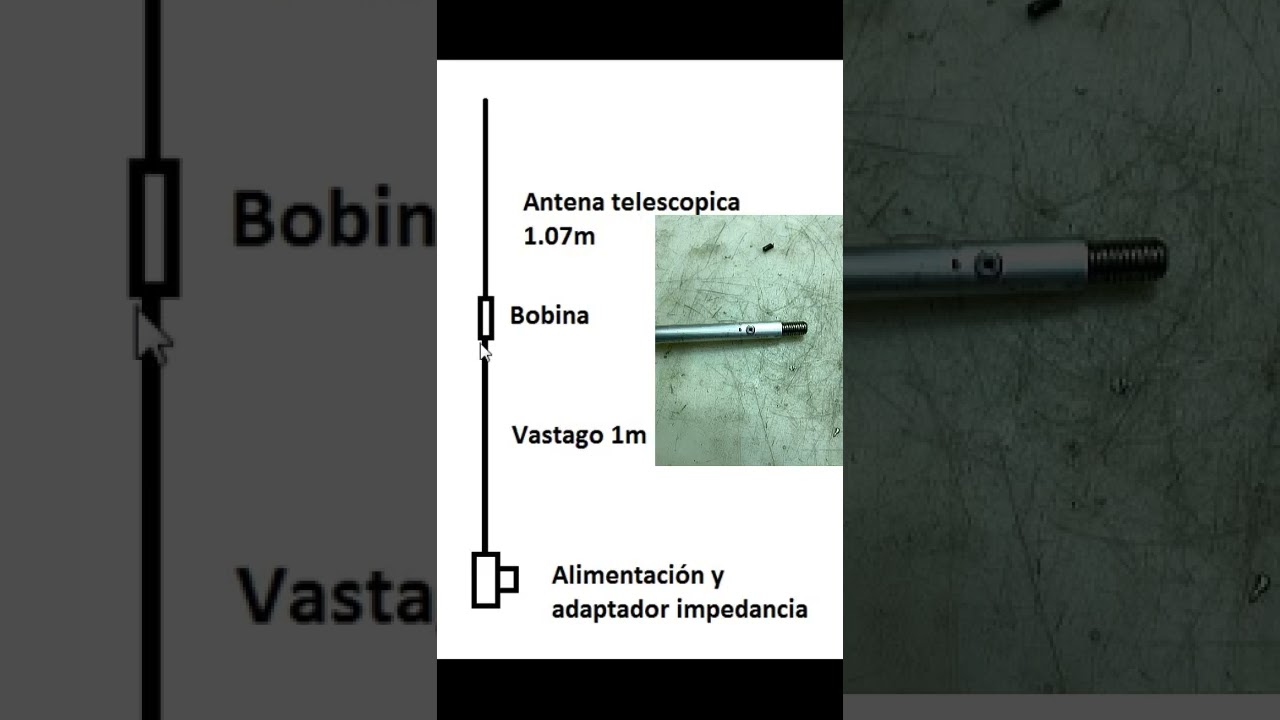 Antena HF balconera_HF Balcony antenna