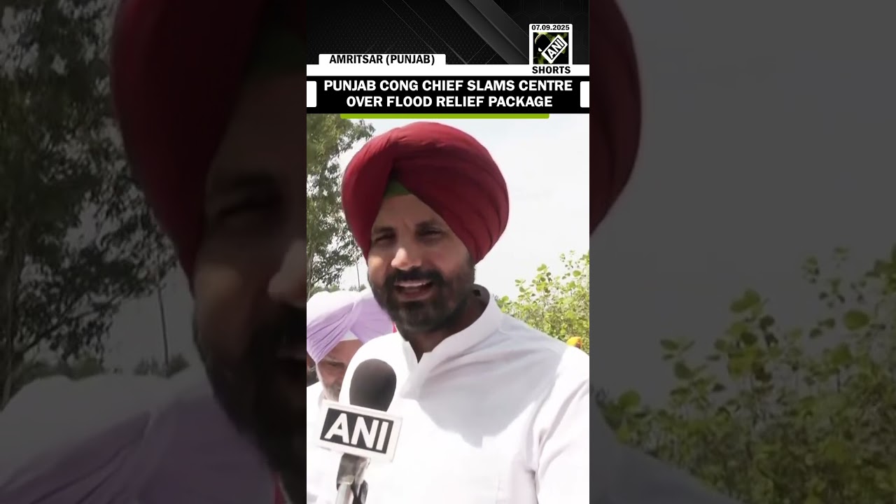 Punjab Congress Chief Raja Warring slams Centre, says no 'relief package announced for floods'