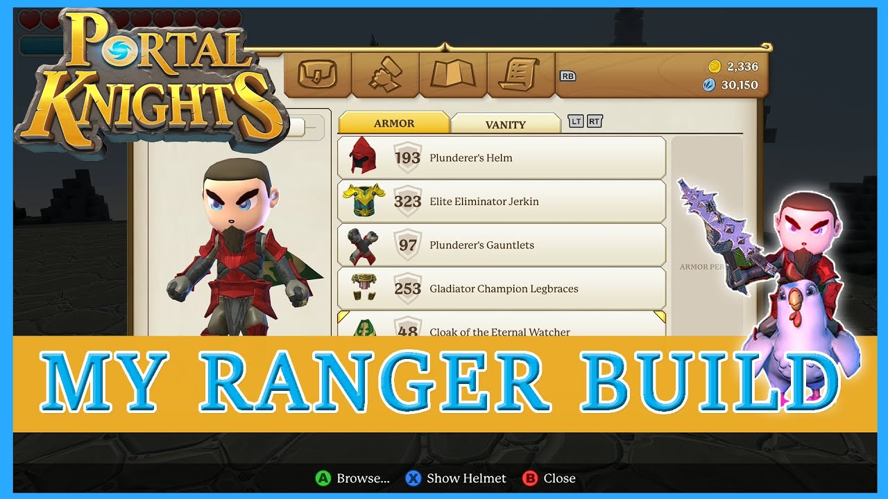 Portal Knights: My RANGER BUILD - 2020