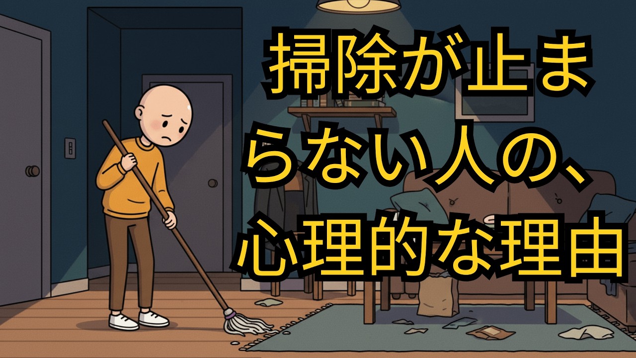 「部屋をきれいに保たないと落ち着かない人」に共通する心理