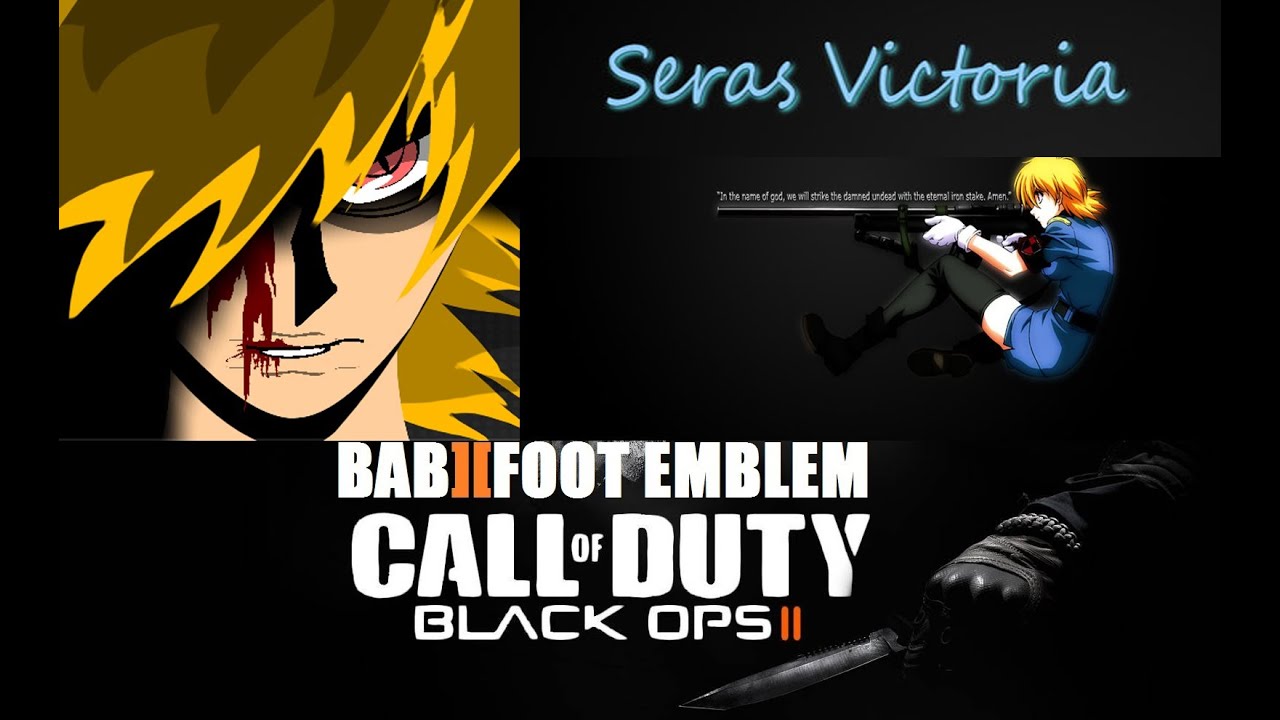 COD Black Ops 2 Emblem Tutorial - Hellsing Victoria Seras