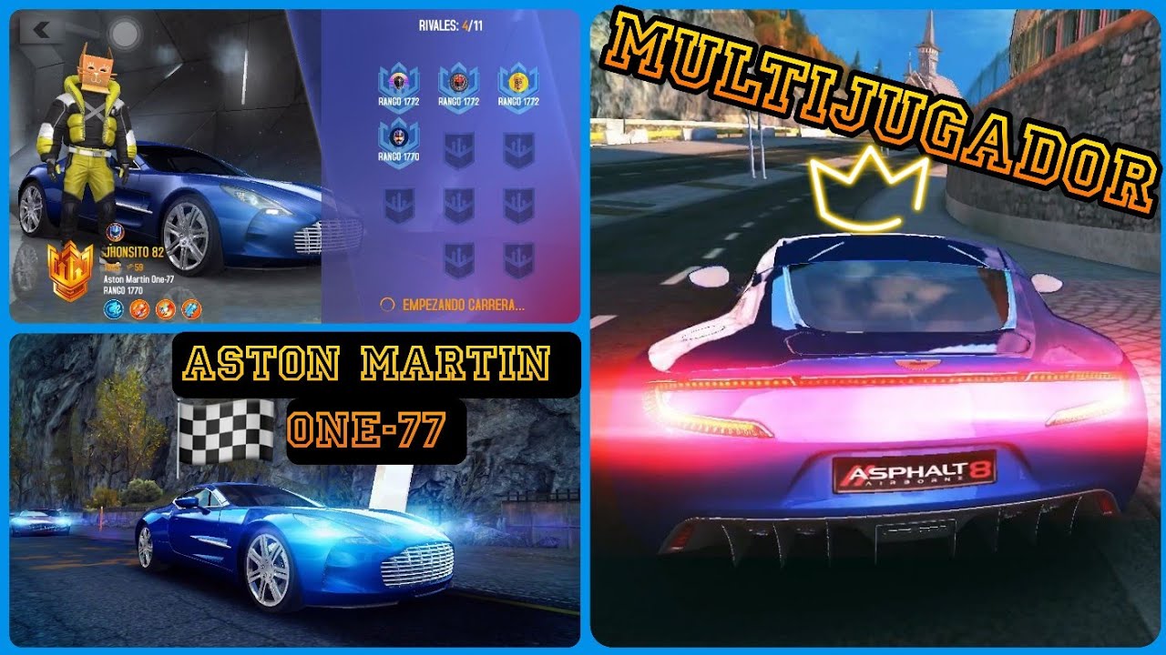 Asphalt 8:)✅👽👑Aston Martin One-77🏎️💪🔥Multijugador😎🏁