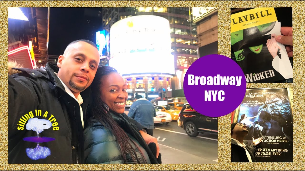 Our First Broadway Show | Wicked  | Time Square NYC