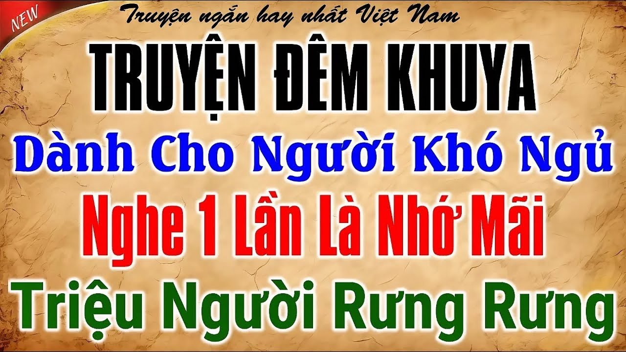 🔴 DỄ NGHE - DỄ NGỦ - Đêm Khó Ngủ Nghe Ít Phút Ngủ Cực Ngon Rất Hiệu Quả - Vừa Nghe Đã Ngủ