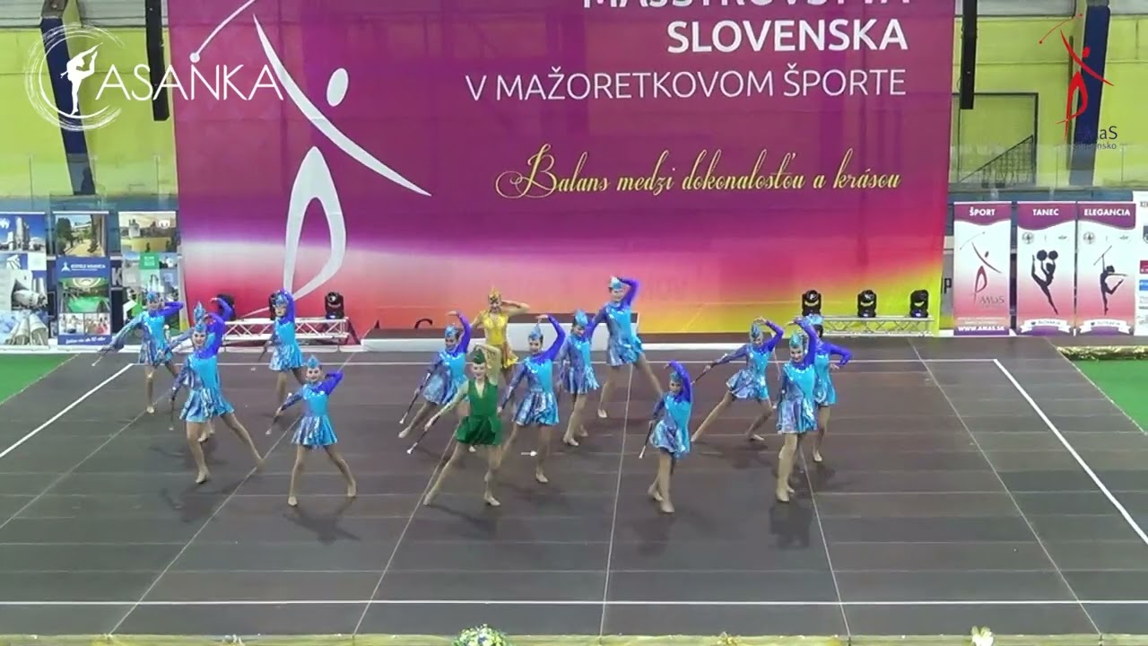 MSR Mažoretiek Púchov 2024 - VEĽKÉ FORMÁCIE JUNIOR BATON