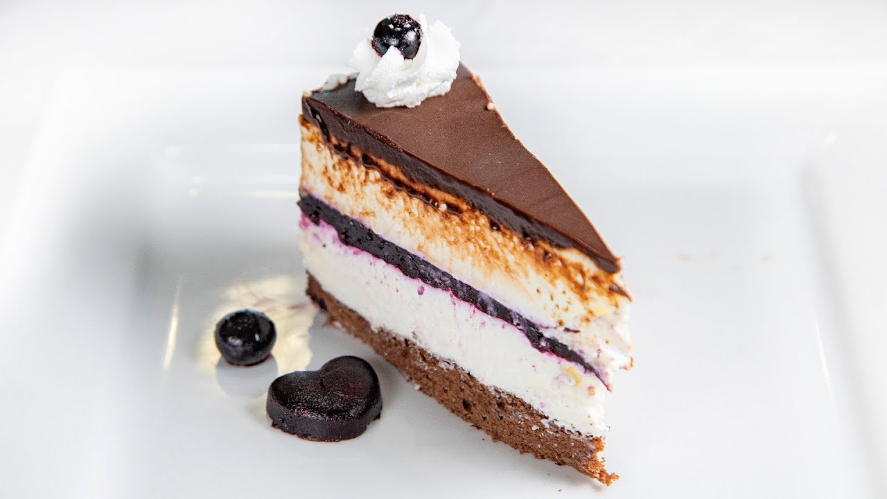 Csokis, áfonyás Túró Rudi torta (Szécsi Szilvi)