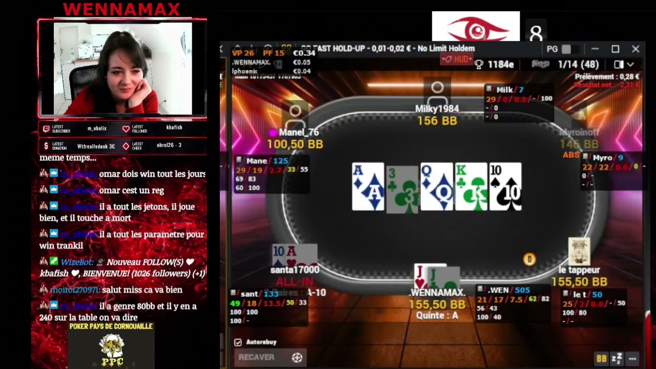 ♠ UN BINGO EN PLEIN LIVE ? ♠ POKER CASH GAME ♣ WENNAMAX