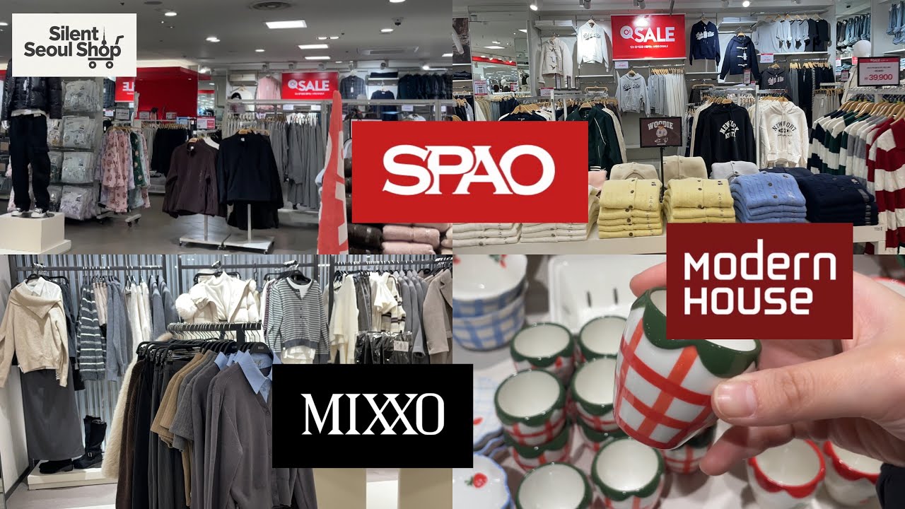 The CUTEST things I found in Korea 🧸 Modern House & MIXXO&SPAO Tour!
