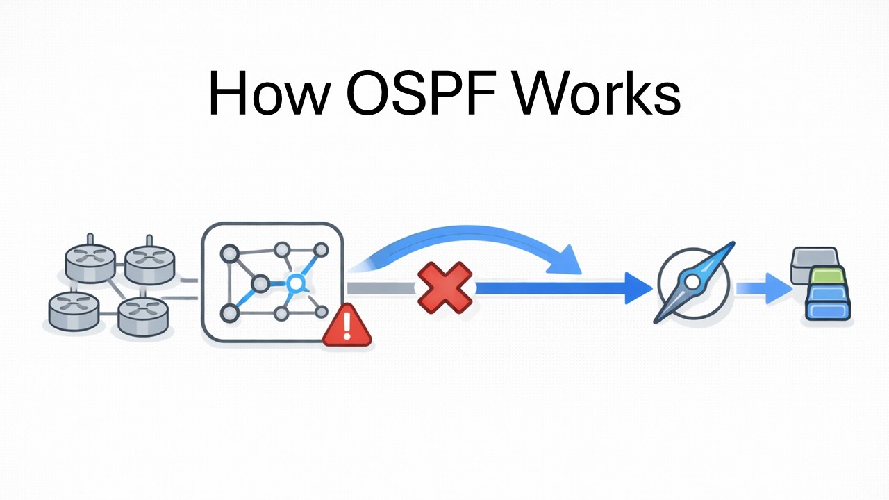 OSPF Explained — How OSPF Works (CCNA 3)