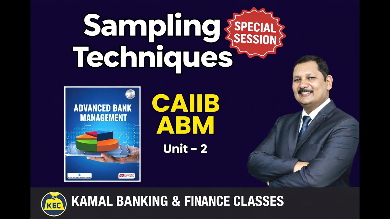 ABM - SPECIAL SESSION Sampling techniques & Numerical by Kamal Sir #4228 || 14 FEB 2026 at 09:00 AM