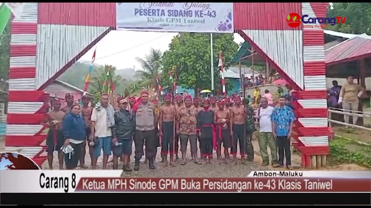 Ketua MPH Sinode GPM Buka Persidangan ke-43 Klasis Taniwel