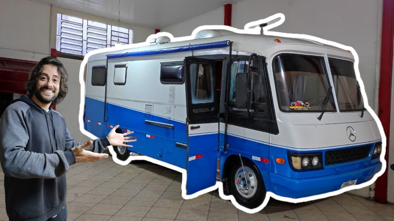 Motorcasa para 6 pessoas num MB608 1979 😯 Muito conservado!!