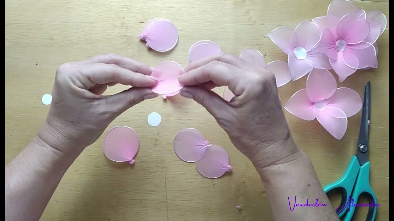 Forminha de doce de meia de seda