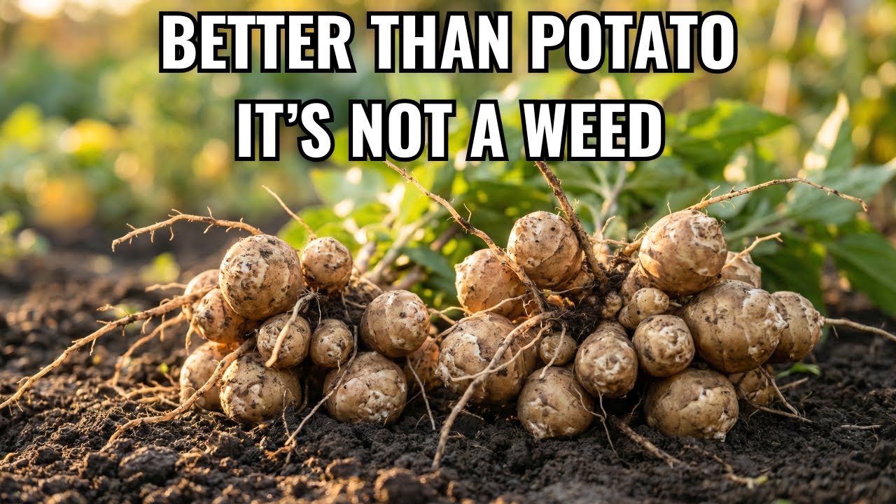 This Survival Root Has More Potassium Than Banana. Replaces Potatoes. Why Is It Called Weed?