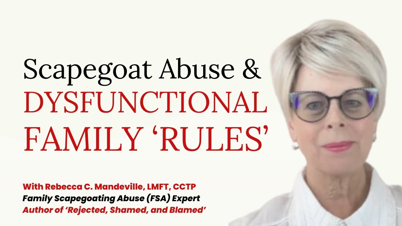 10 Dysfunctional Family 'Rules' Supporting Family Scapegoat Abuse (FSA) #scapegoat #toxicfamily