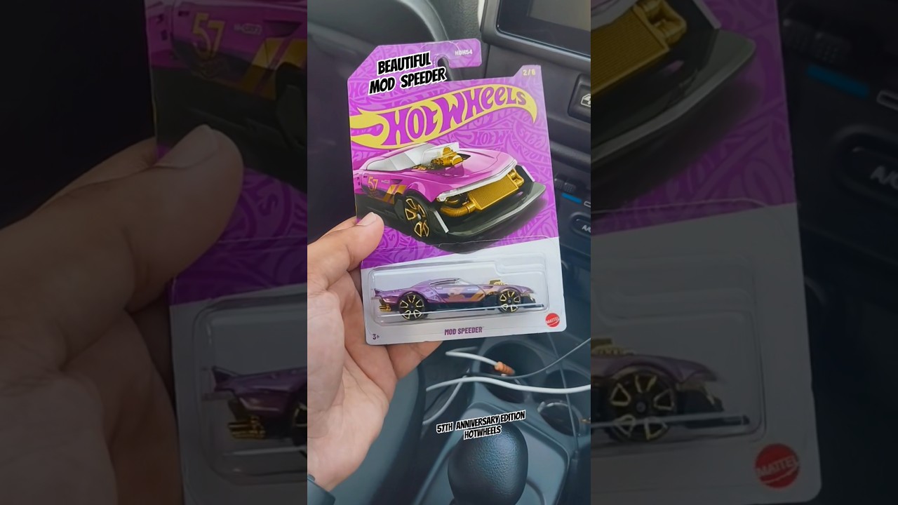 MOD SPEEDER | 57TH ANNIVERSARY EDITION HOTWHEELS| PEARL & CHROME