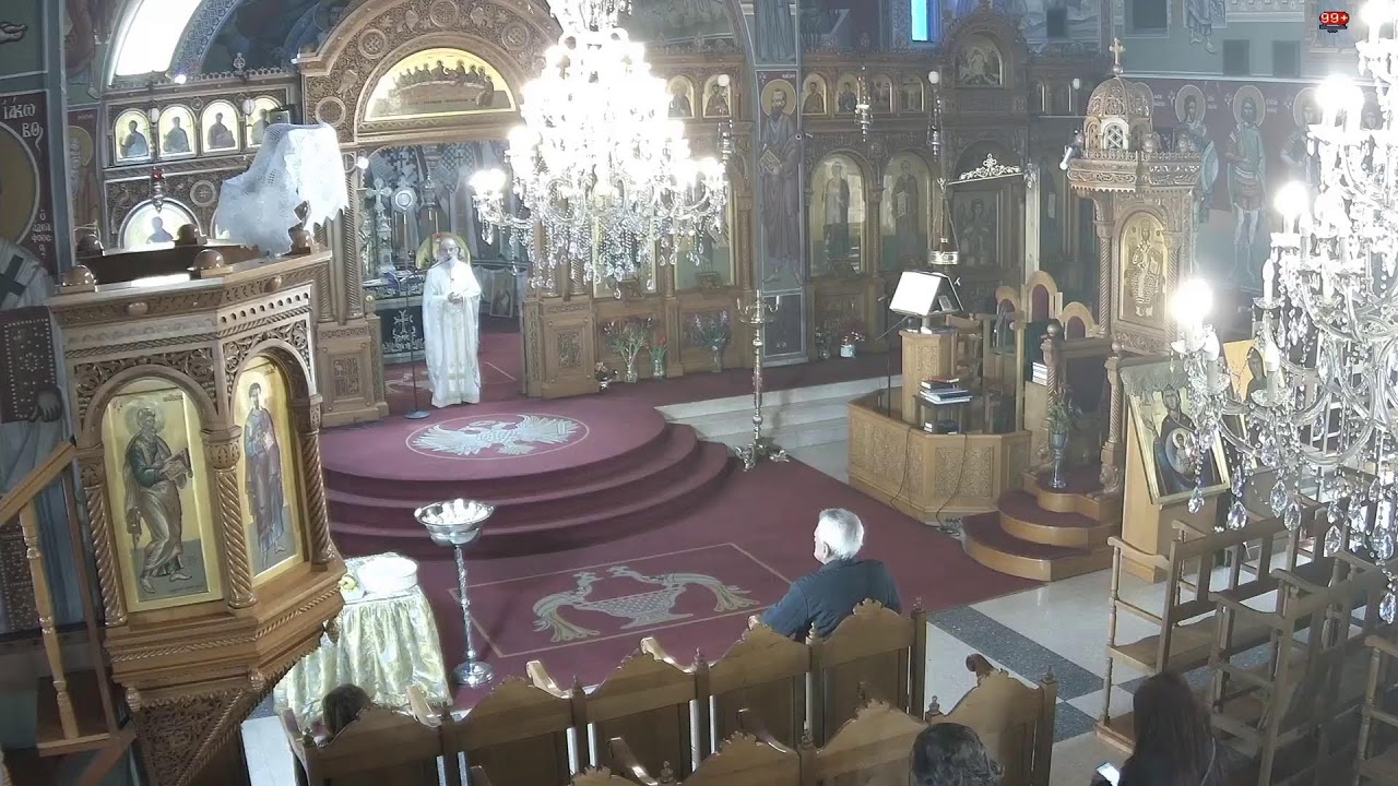 28.01.26 Θεία Λειτουργία-Αγίων Εφραίμ του Σύρου,Παλλαδίου οσίου,Ισαάκ του Σύρου ,Ιγνατίου Θεοφόρου
