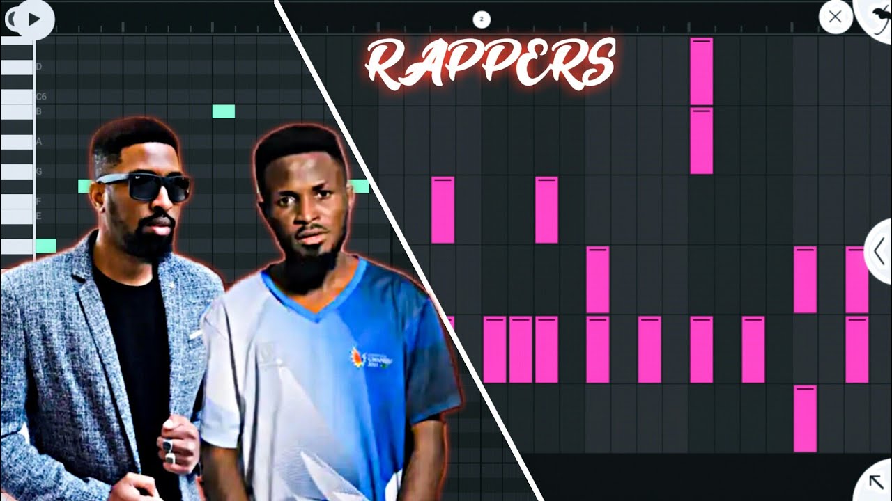 YADDA AKE HADA KIDAN RAPPIN A FL STUDIO MOBILE