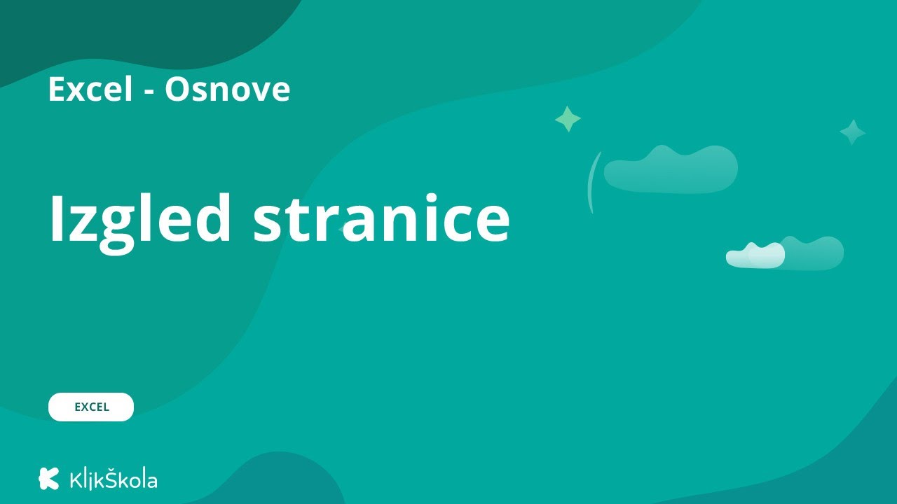 14. Izgled stranice u Excel-u