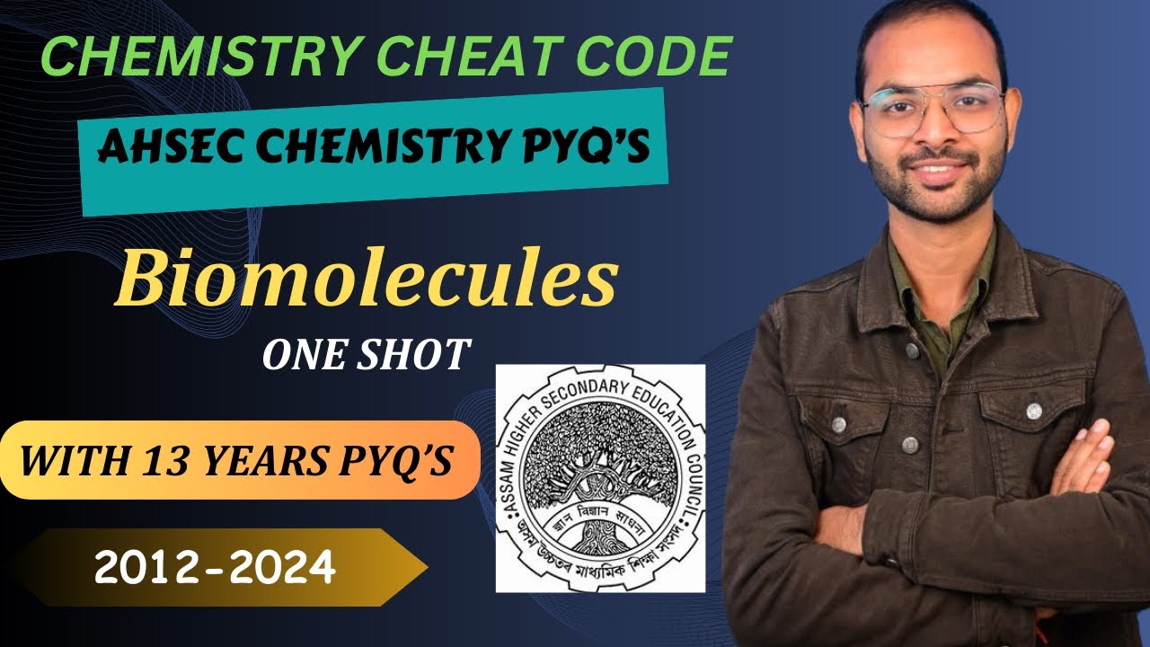 BIOMOLECULES | AHSEC |Class -12 Chemistry Chapter-10 Previous Year Questions | TAKSHA INSTITUTE