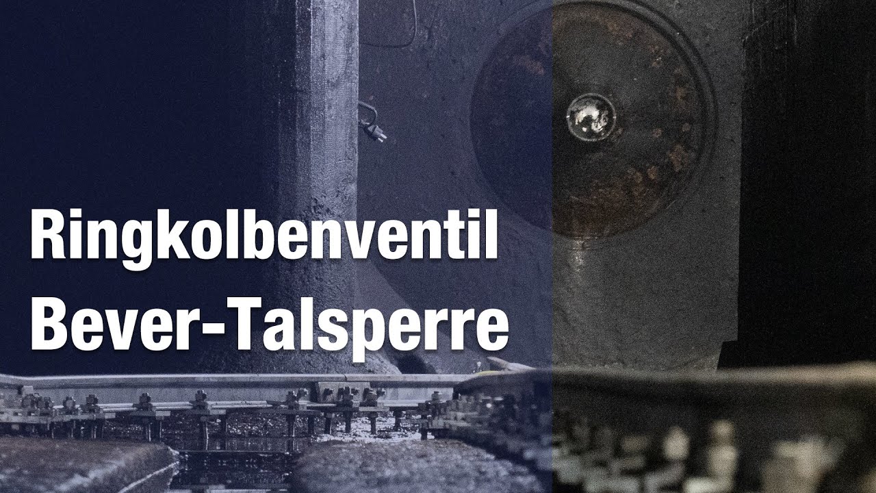 Die Bever-Talsperre bekommt ein neues Ringkolbenventil.