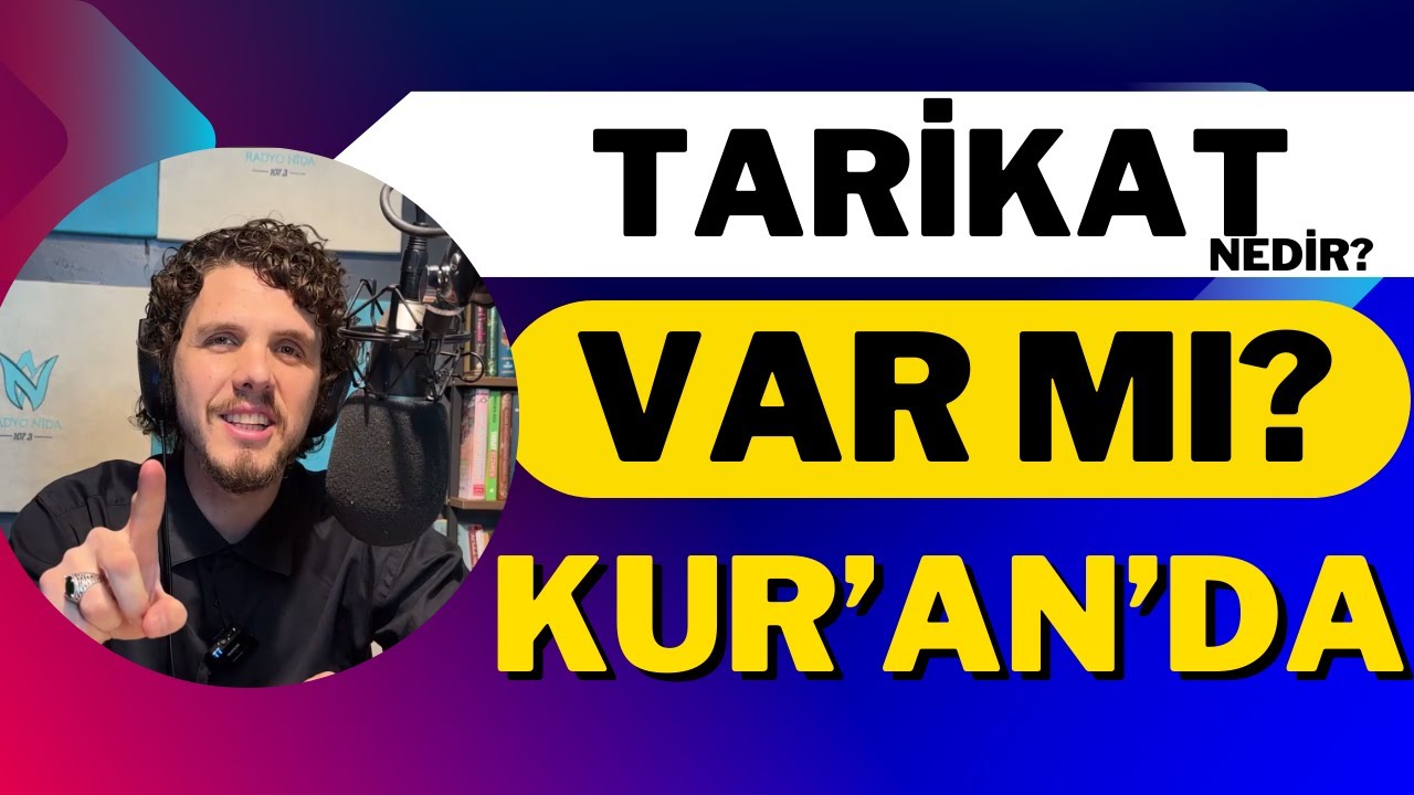 3-TASAVVUF SOHBETLERİ | TARİKAT NEDİR? Kur’an ‘da İspatı Var mıdır? | Rıdvan Yılmaz