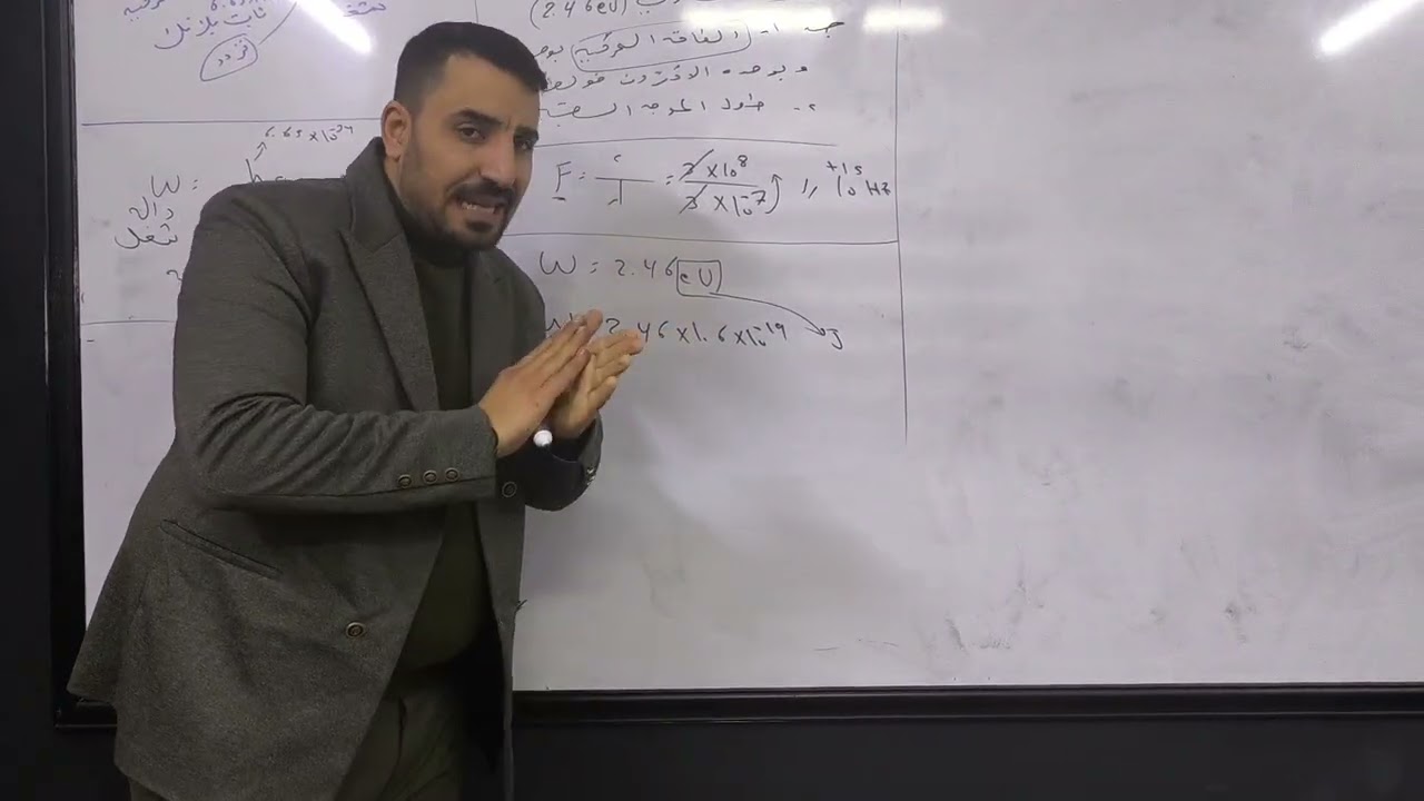 ا.احمد يونس ماده الفيزياء للصف السادس علمي الفصل (السادس) المحاضره(2) والموضوع(الثاني)
