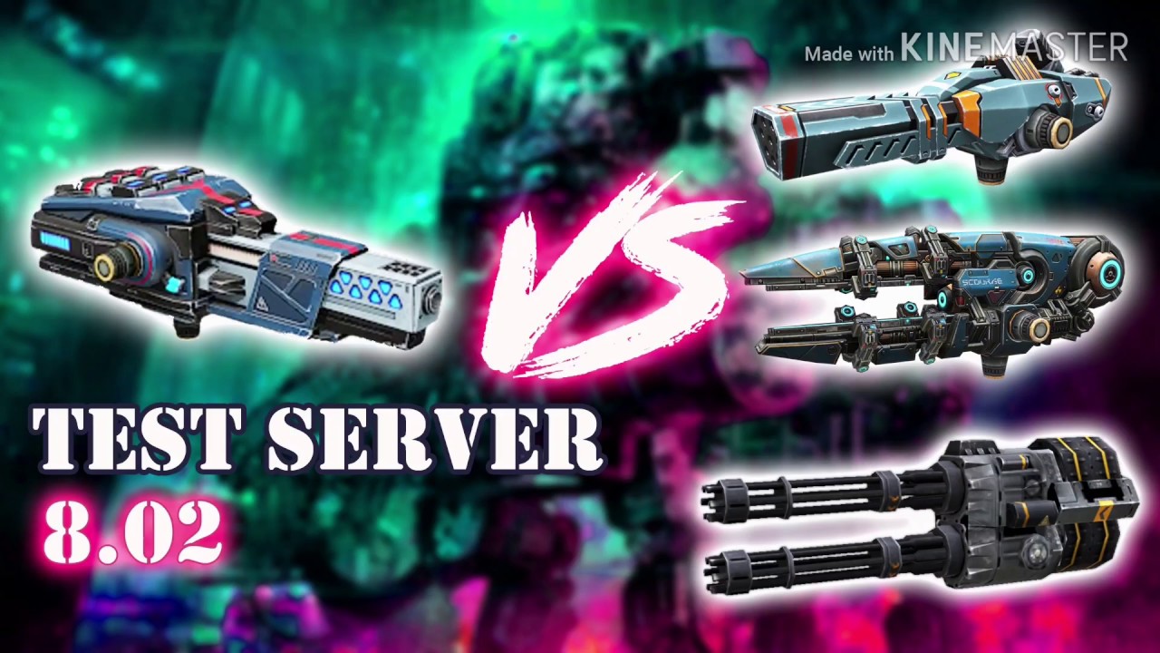 Wa Robots. Atomizer vs Storm, Scourge, Punisher T (баг пушки).