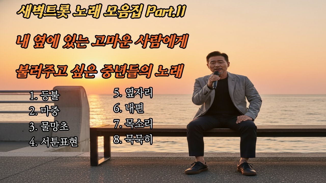 당신을 위로해주는 새벽트롯 베스트 노래 모음집 Part.11 ㅣ중년을 위로해주는 노래 ㅣ #7080 #트로트 #트롯
