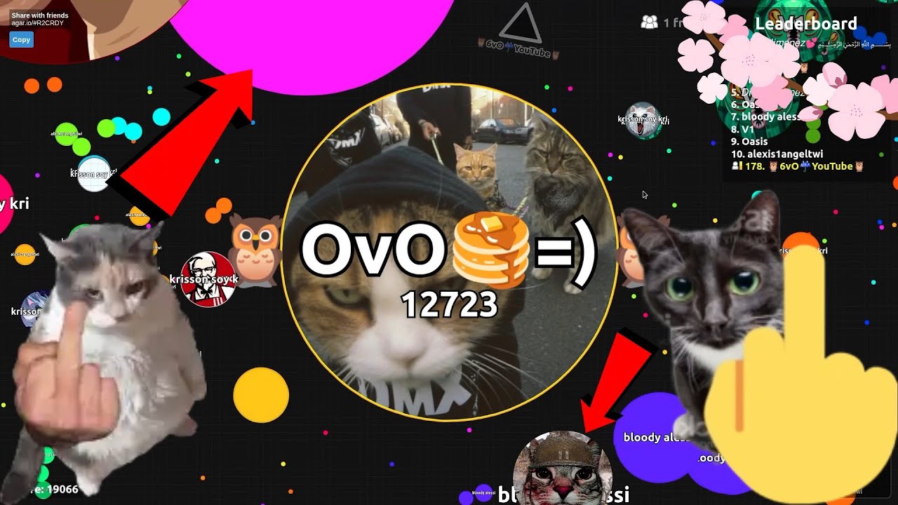 Agario - WICKED clips I compiled JUST FOR YOU! Bots, cheaters, teams, this video has it ALL! WOW!!