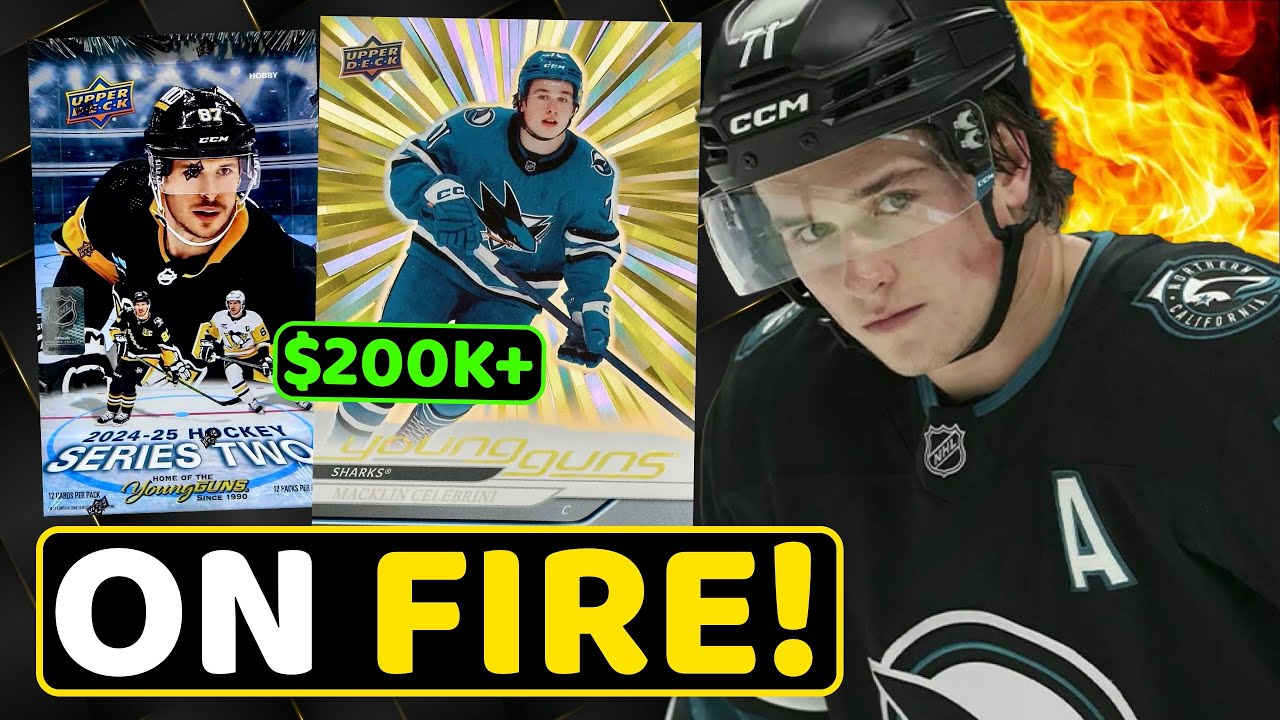 I bought a CASE to hunt THE HOTTEST PLAYER! - 2024-25 Upper Deck Series 2 Hobby - MACKLIN CELEBRINI