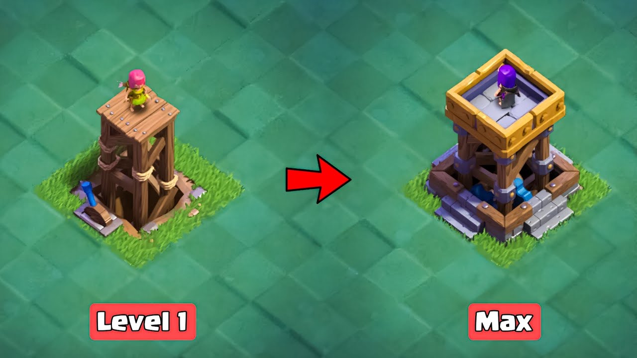 All Builder Base Defense Level 1 to Max - Clash of Clans