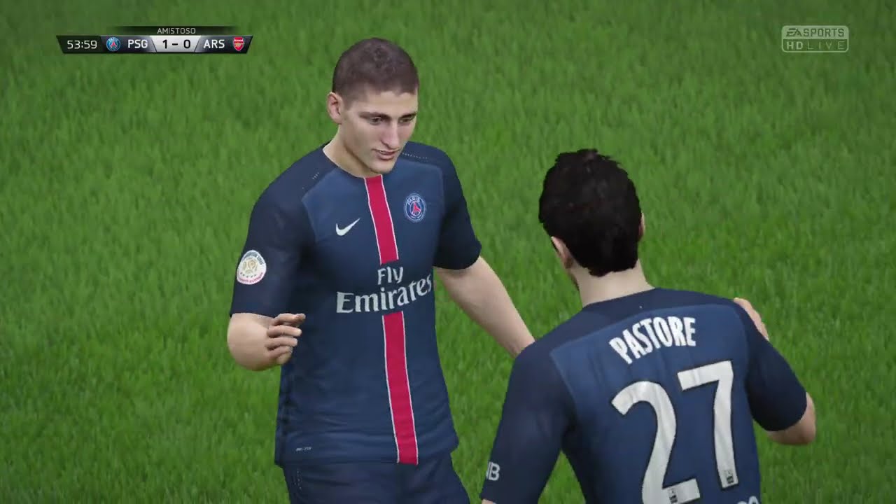 FIFA 16 PSG Vs Arsenal