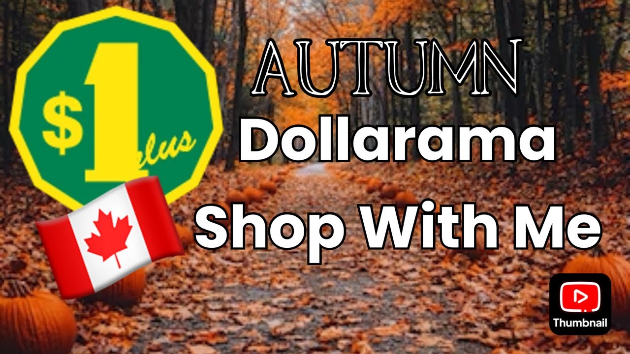 Fall Dollarama Shop With Me #dollarama #dollarstore #canada