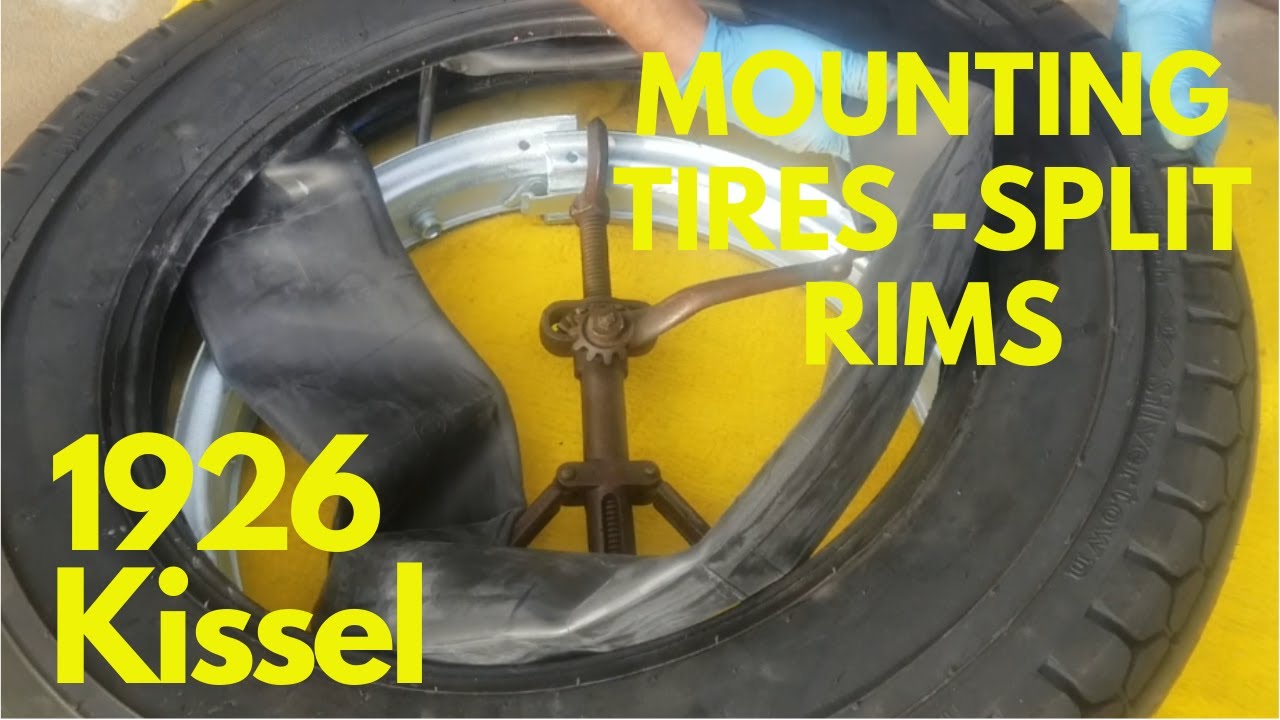 How to Mount Tires on Split Rims - 1926 Kissel 6-55 Brougham - Part 13