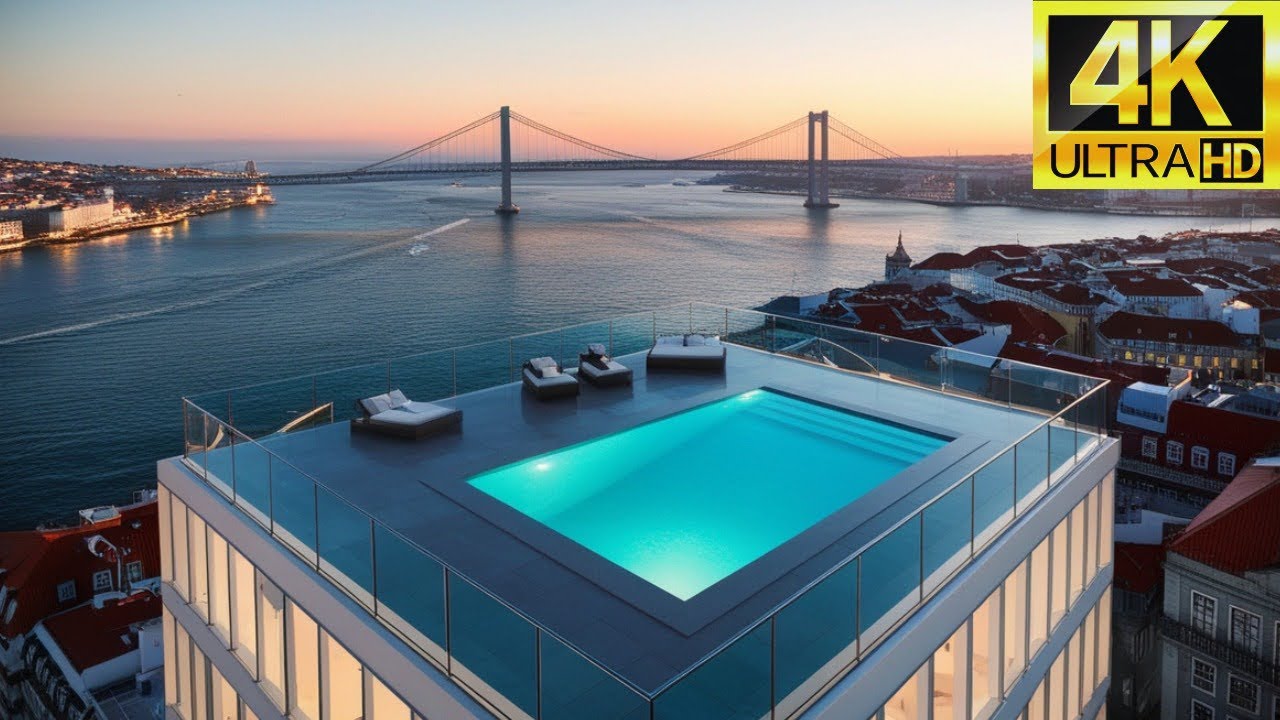 Lisbon Riverside Glass Penthouse – Luxury Over the Tagus 🇵🇹