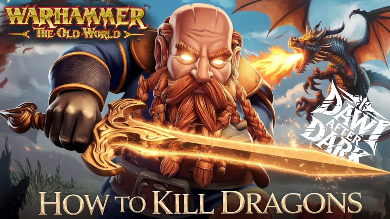 Как убивать драконов в Warhammer: The Old World с помощью гномов!